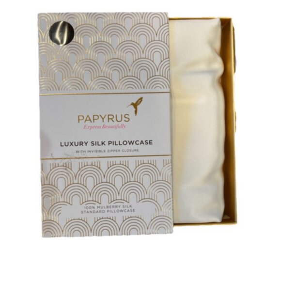 Papyrus Mulberry Silk Standard Pillowcase - Picture 1 of 2